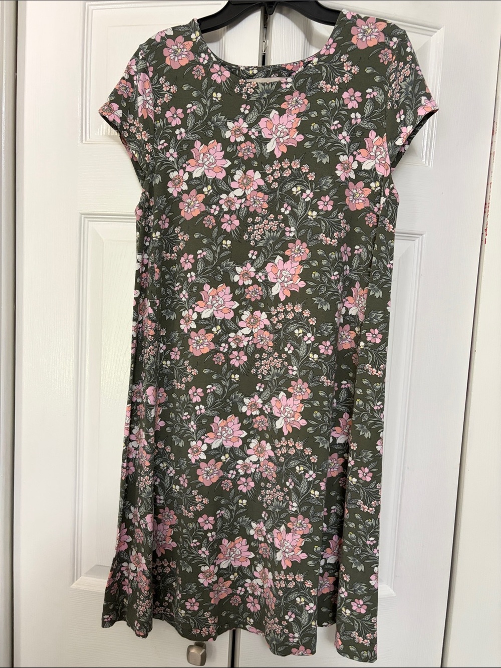 Loft Floral Swing Dress